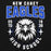 Close-up view of New Caney High School Eagles Black Classic Unisex Hoodie 204