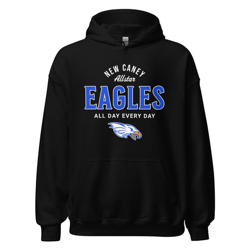 New Caney High School Eagles Black Classic Unisex Hoodie 040