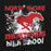 Close-up view of North Shore High School Mustangs Black Classic Unisex Hoodie 205