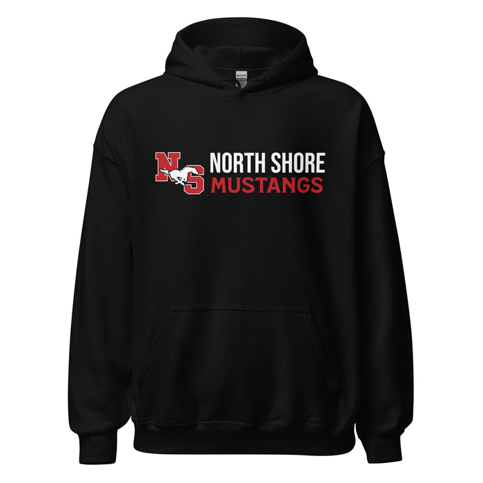North Shore High School Mustangs Black Classic Unisex Hoodie 200