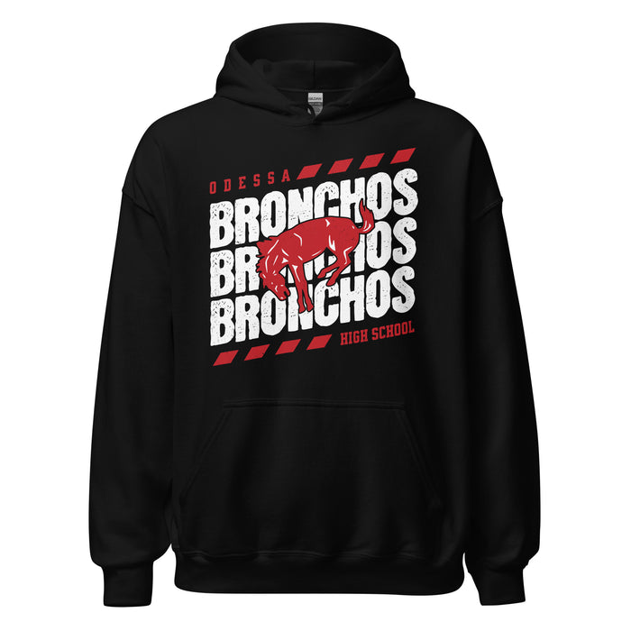 Odessa High School Bronchos Black Classic Unisex Hoodie 223