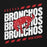 Close-up view of Odessa High School Bronchos Black Classic Unisex Hoodie 223