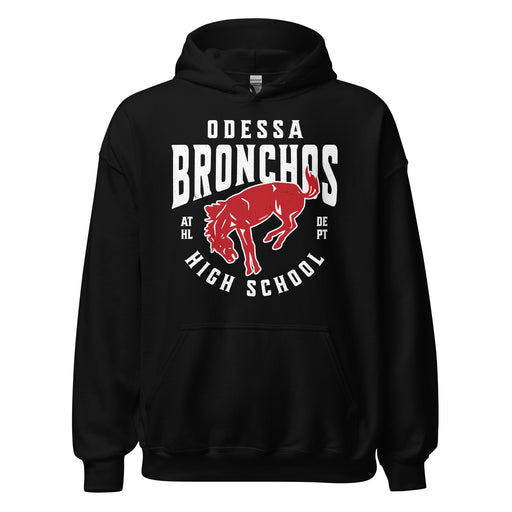 Odessa High School Bronchos Black Classic Unisex Hoodie 213