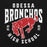 Close-up view of Odessa High School Bronchos Black Classic Unisex Hoodie 213