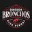 Close-up view of Odessa High School Bronchos Black Classic Unisex Hoodie 211