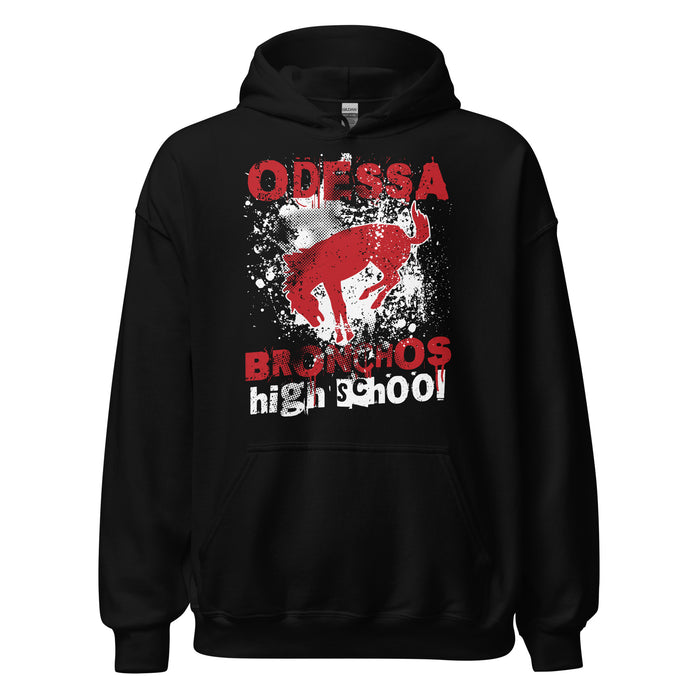 Odessa High School Bronchos Black Classic Unisex Hoodie 205