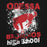 Close-up view of Odessa High School Bronchos Black Classic Unisex Hoodie 205