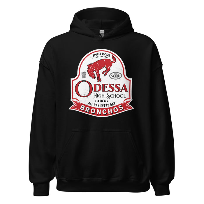 Odessa High School Bronchos Black Classic Unisex Hoodie 219