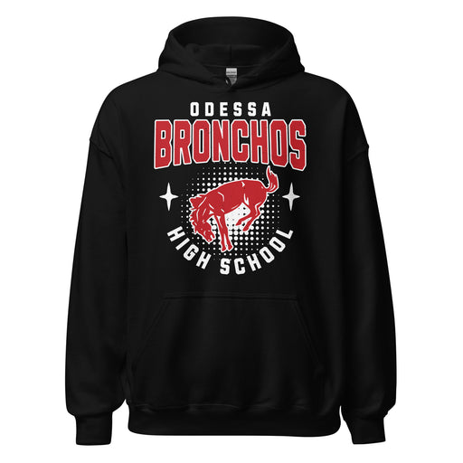 Odessa High School Bronchos Black Classic Unisex Hoodie 204