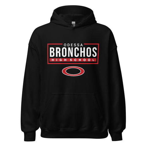 Odessa High School Bronchos Black Classic Unisex Hoodie 049