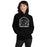 Woman wearing Permian High School Panthers Black Classic Unisex Hoodies 208