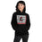 Woman wearing Porter High School Spartans Black Classic Unisex Hoodie 235