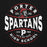 Close-up view of Porter High School Spartans Black Classic Unisex Hoodie 218