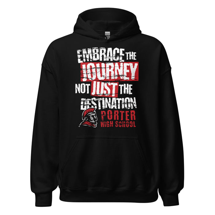 Porter High School Spartans Black Classic Unisex Hoodie 232
