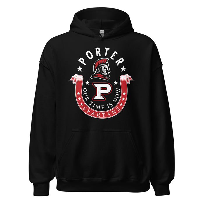 Porter High School Spartans Black Classic Unisex Hoodie 229