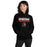 Woman wearing Porter High School Spartans Black Classic Unisex Hoodie 049