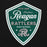 Close-up view of Reagan High School Rattlers Black Classic Unisex Hoodie 225