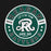 Close-up view of Reagan High School Rattlers Black Classic Unisex Hoodie 239