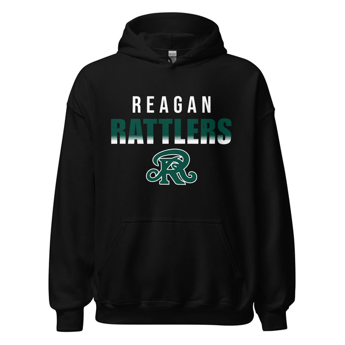Reagan High School Rattlers Black Classic Unisex Hoodie 024