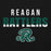 Close-up view of Reagan High School Rattlers Black Classic Unisex Hoodie 024