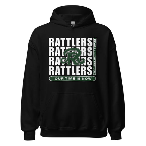 Reagan High School Rattlers Black Classic Unisex Hoodie 235