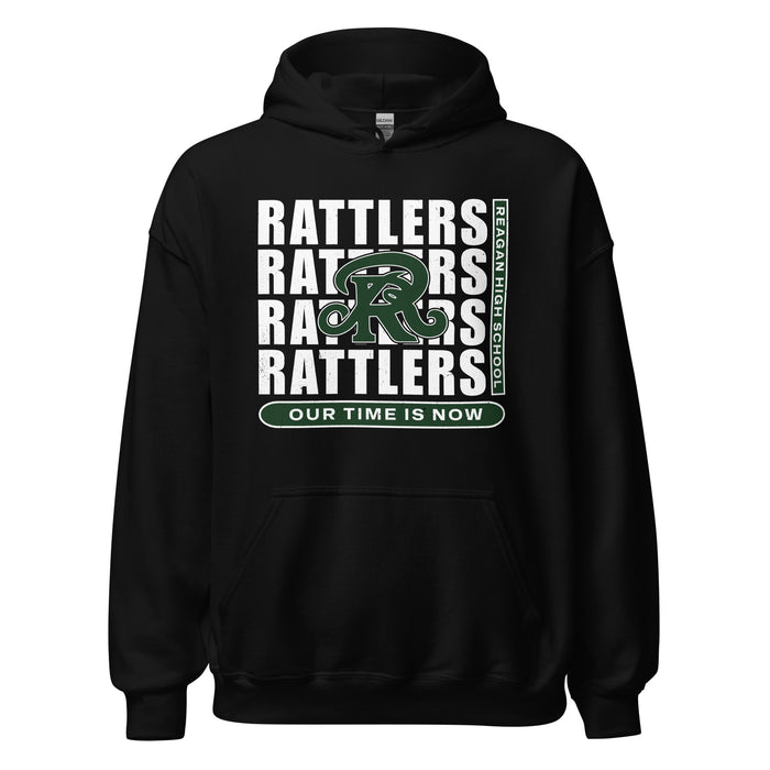 Reagan High School Rattlers Black Classic Unisex Hoodie 235