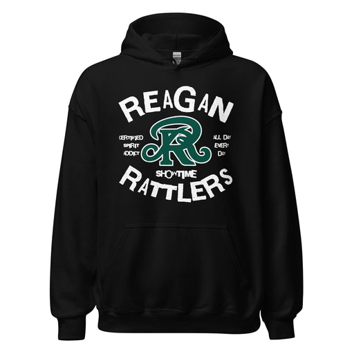Reagan High School Rattlers Black Classic Unisex Hoodie 228