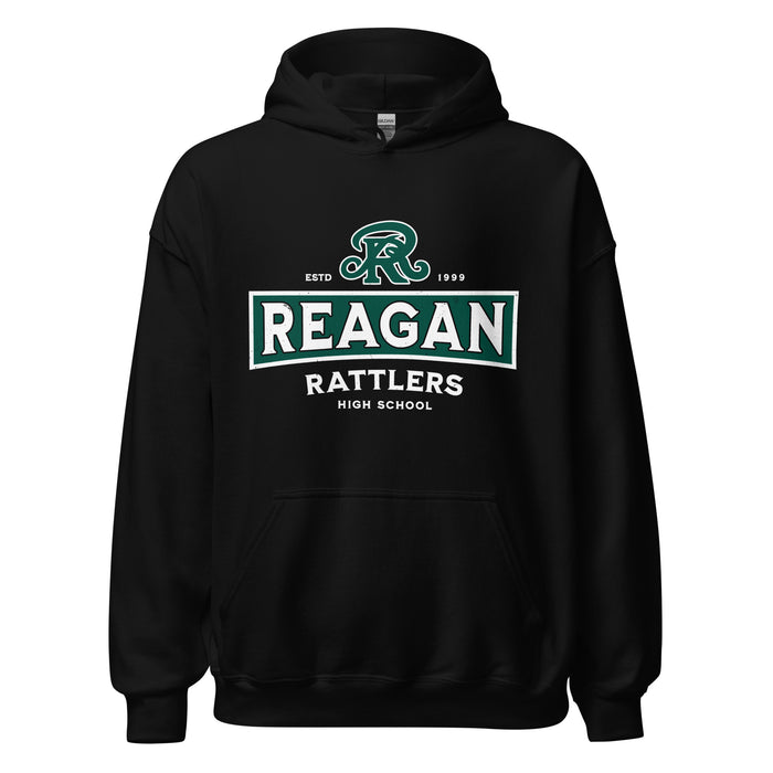 Reagan High School Rattlers Black Classic Unisex Hoodie 202