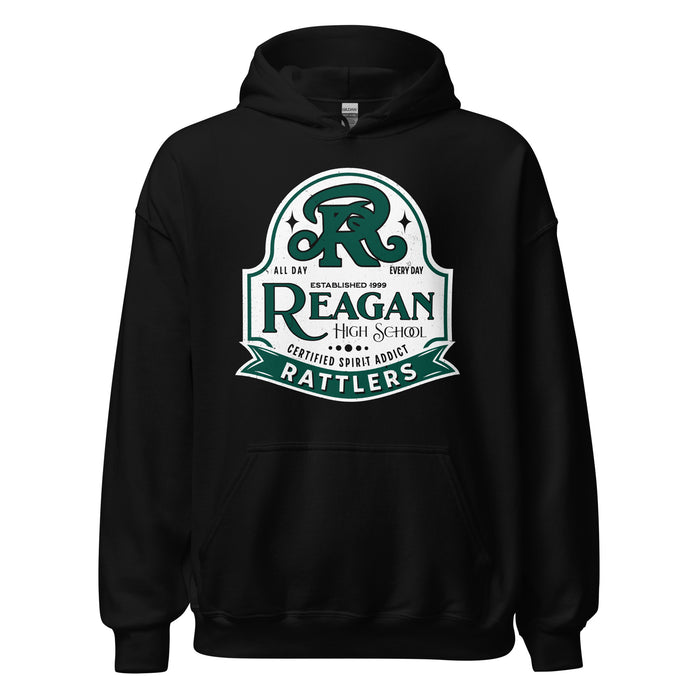 Reagan High School Rattlers Black Classic Unisex Hoodie 219