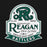 Close-up view of Reagan High School Rattlers Black Classic Unisex Hoodie 219