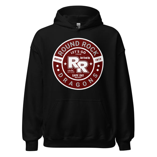 Round Rock High School Dragons Black Classic Unisex Hoodie 239