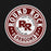Close-up view of Round Rock High School Dragons Black Classic Unisex Hoodie 220