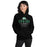 Woman wearing Spring High School Lions Black Classic Unisex Hoodie 217