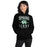 Woman wearing Spring High School Lions Black Classic Unisex Hoodie 230