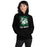 Woman wearing Spring High School Lions Black Classic Unisex Hoodie 205