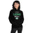 Woman wearing Spring High School Lions Black Classic Unisex Hoodie 034