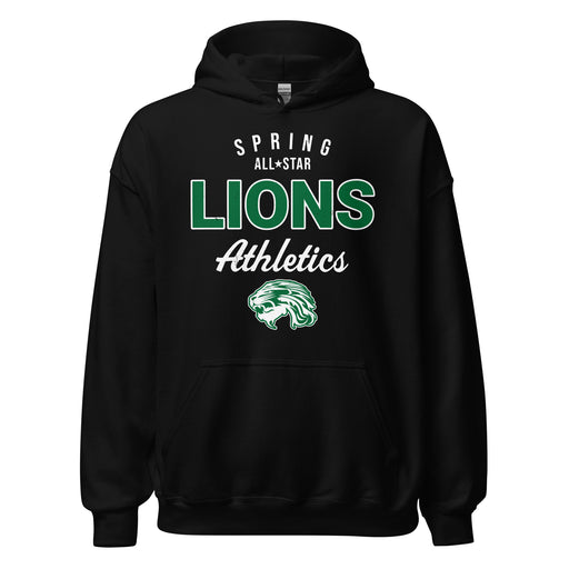 Spring High School Lions Black Classic Unisex Hoodie 034