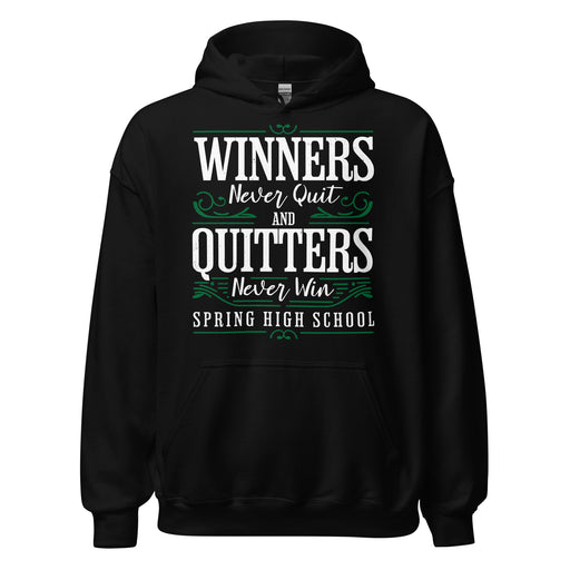 Spring High School Lions Black Classic Unisex Hoodie 237