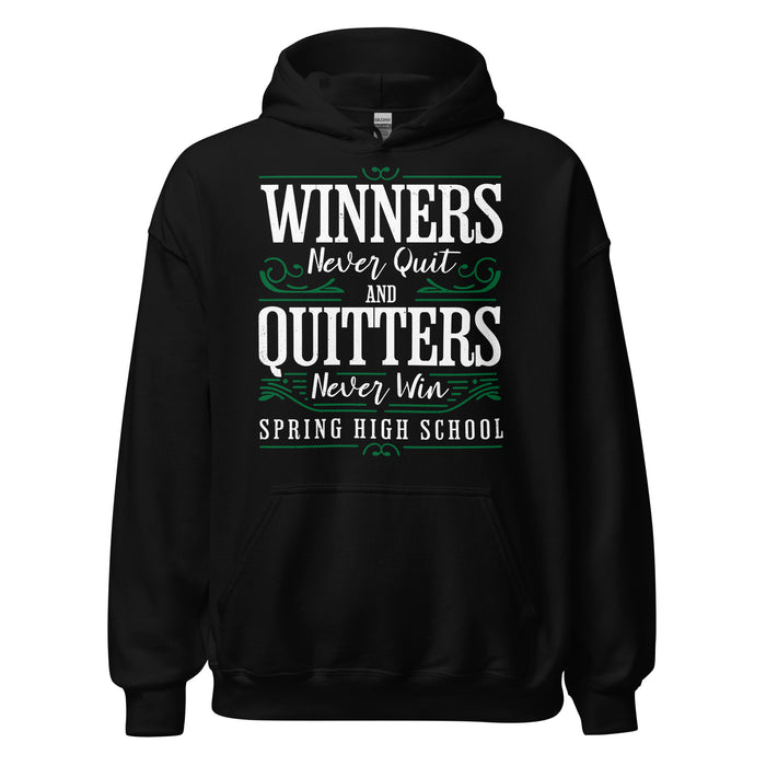 Spring High School Lions Black Classic Unisex Hoodie 237