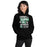 Woman wearing Spring High School Lions Black Classic Unisex Hoodie 232