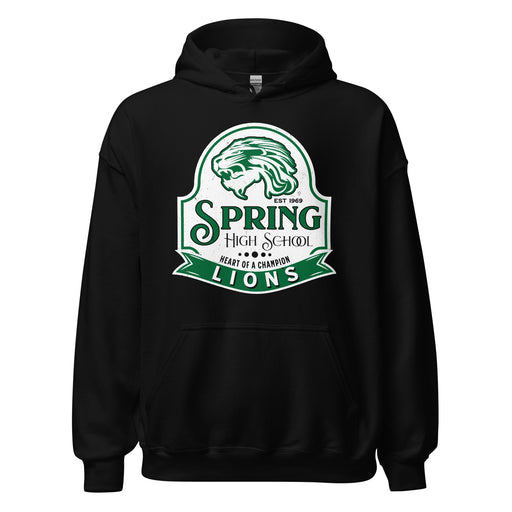Spring High School Lions Black Classic Unisex Hoodie 219