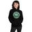 Woman wearing Spring High School Lions Black Classic Unisex Hoodie 224