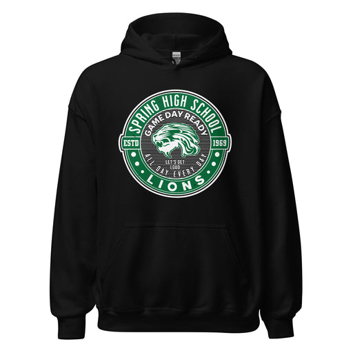 Spring High School Lions Black Classic Unisex Hoodie 224
