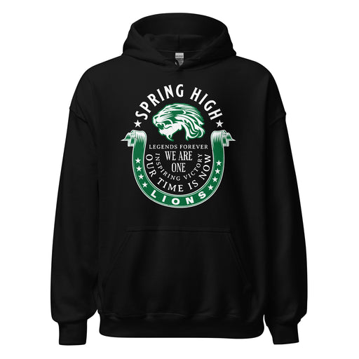 Spring High School Lions Black Classic Unisex Hoodie 229