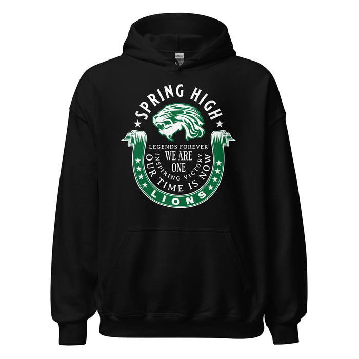 Spring High School Lions Black Classic Unisex Hoodie 229