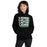 Woman wearing Spring High School Lions Black Classic Unisex Hoodie 235
