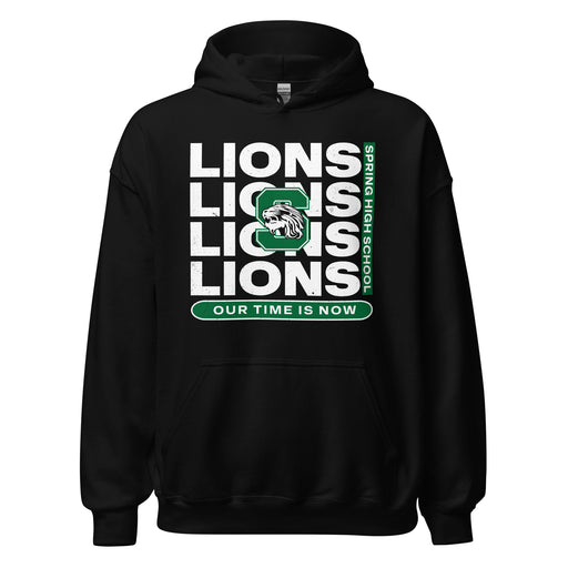Spring High School Lions Black Classic Unisex Hoodie 235