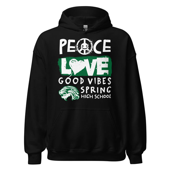 Spring High School Lions Black Classic Unisex Hoodie 240