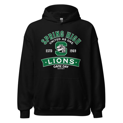 Spring High School Lions Black Classic Unisex Hoodie 221