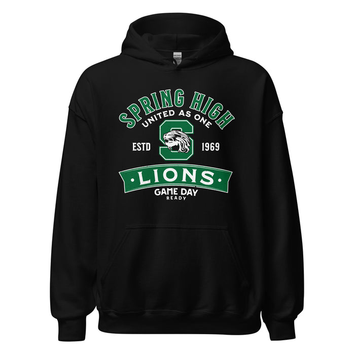 Spring High School Lions Black Classic Unisex Hoodie 221